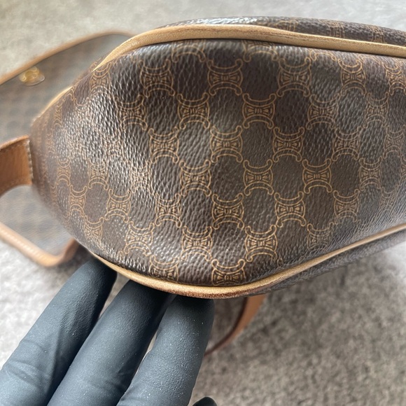 Celine Brown Macadam crossbody bag - Picture 8 of 16